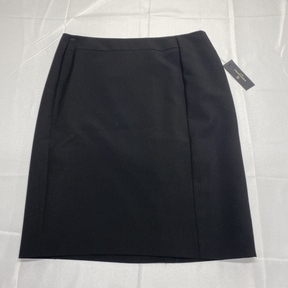 NWT Worthington Petite Black Pencil Skirt Size 12P! Brand new!